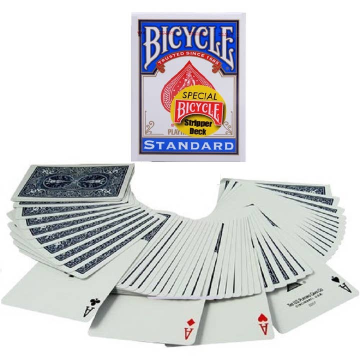 Bicycle Rider Back Stripper Playing Cards (Blue) for wholesale by Cardshouse