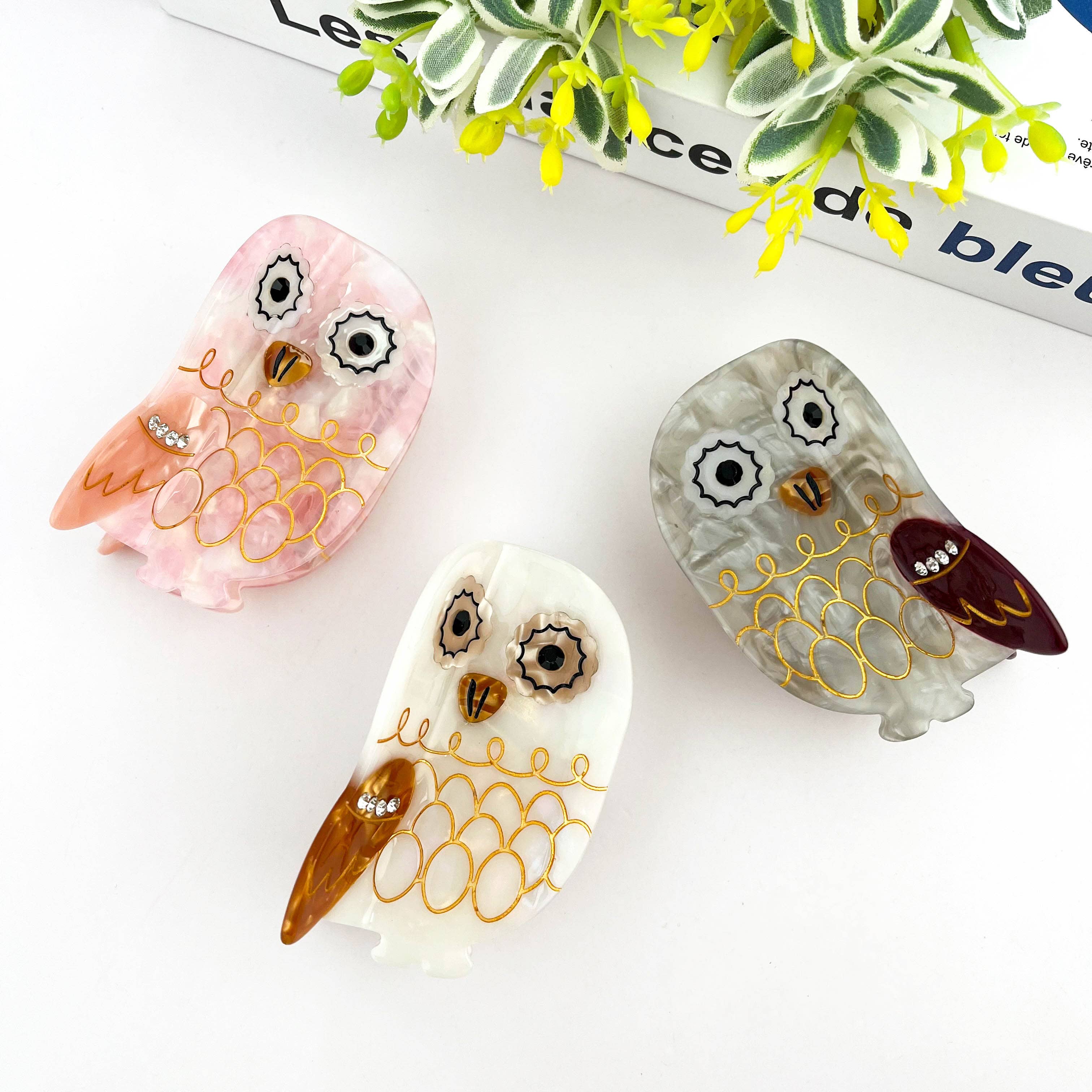 TheDivaSoap - Wholesale Hair Clip - Women's - Owl Claw Clip, Large & Mini Hair Clip13