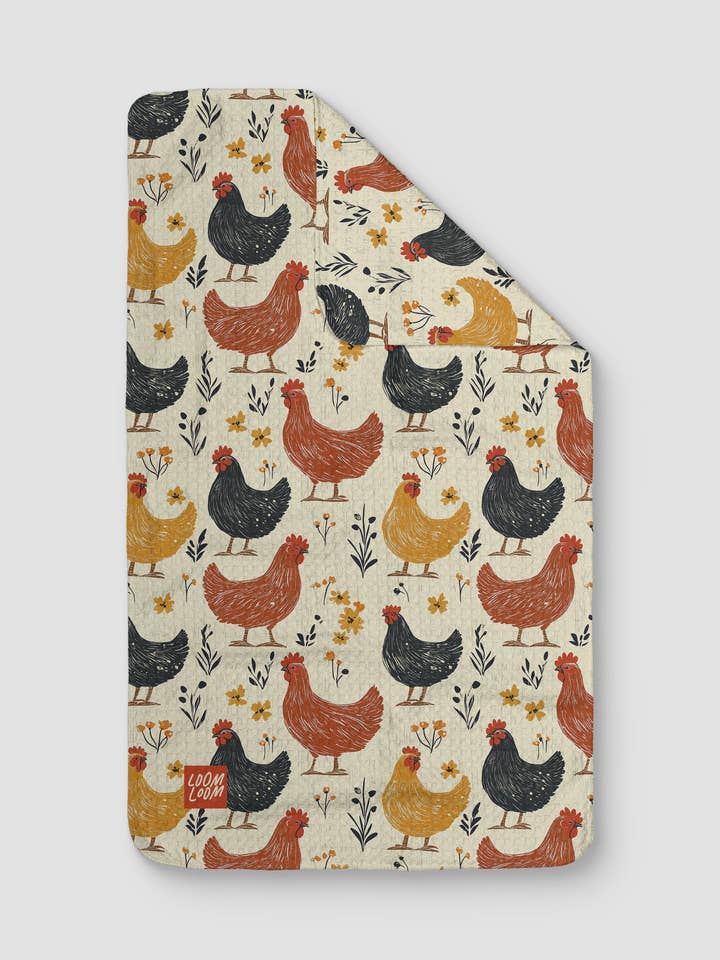 Earthy Chickens for wholesale by Loom Loom