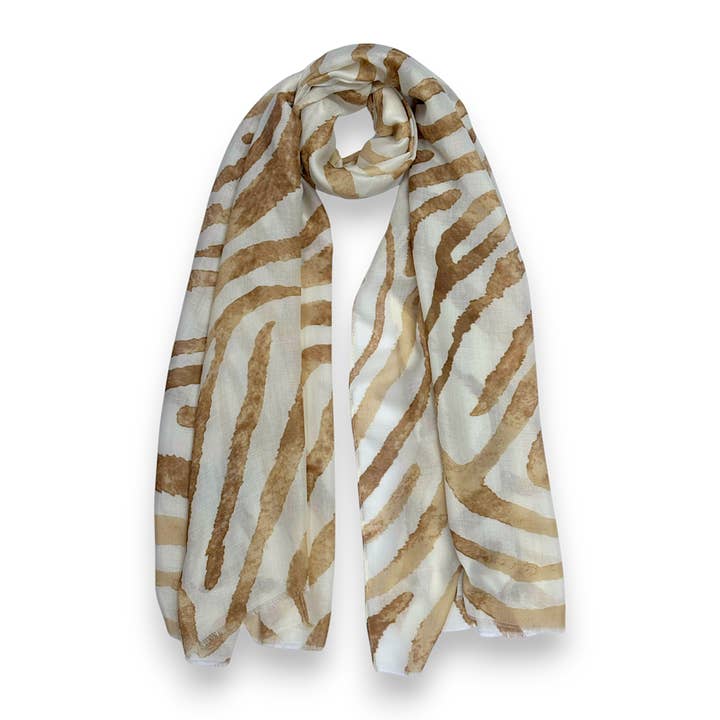 Lili Scarves - Wholesale Scarf - Women's - Summer Zebra Print Scarf