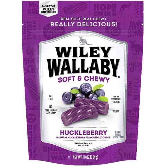 Hudson Meat Company - Wholesale Licorice - LICORICE GOURMET HUCKLEBERRY - WILEY WALLABY