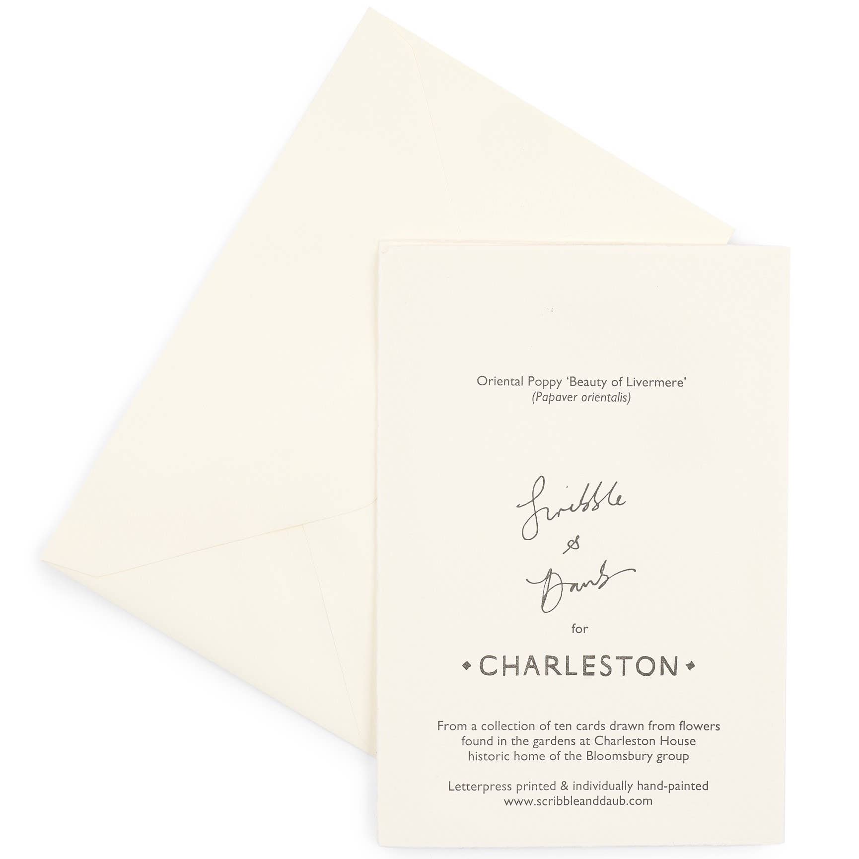 Scribble & Daub – wholesale Everyday greeting card – Charleston Collection Card - Wallflower1