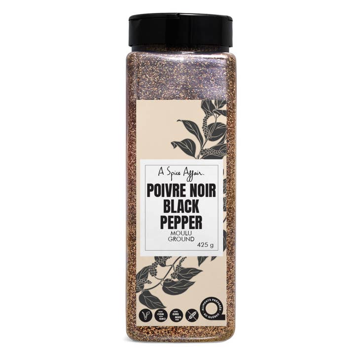 BLACK PEPPER GROUND 425 G (15 oz) for wholesale by A Spice Affair