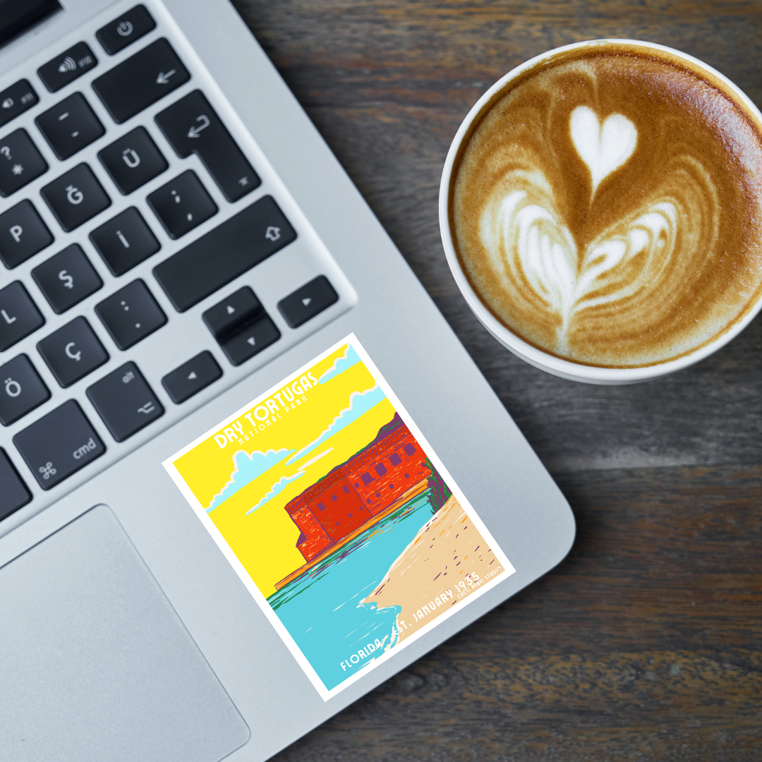 Cacti Rebel - Wholesale Sticker - Dry Tortugas National Park Whimsical Sticker0