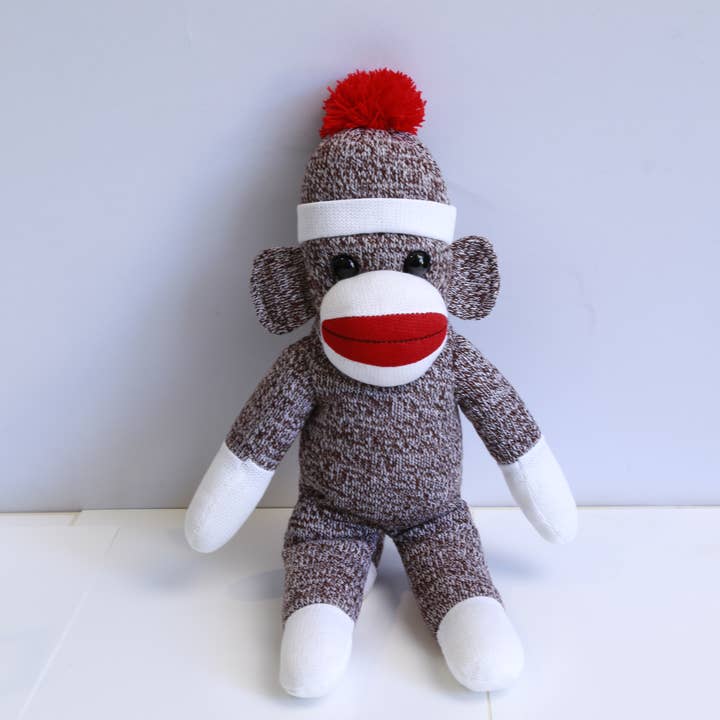 Plushland - Wholesale Stuffed/Plush Toy - Kids & Baby - Floppy Sock Monkey 16"