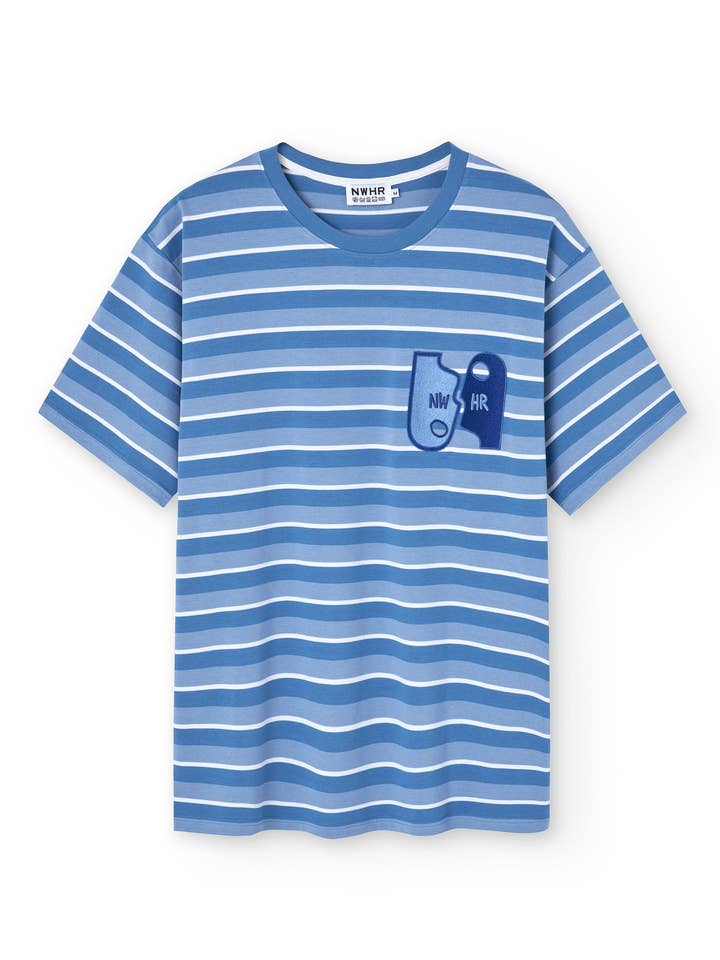 Stripes T-shirt for wholesale by NWHR