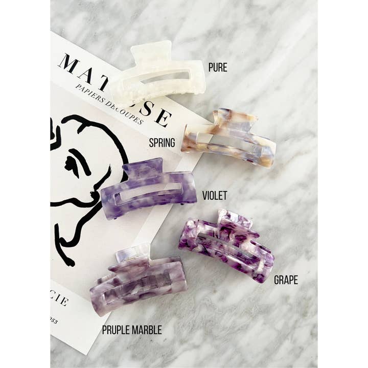 LoveLina - Wholesale Hair Clip - Women's - Acetate Tortoise Hair Clips - ALLIE