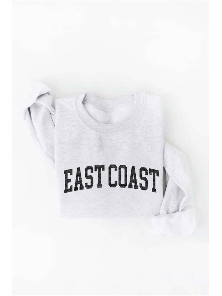 OAT COLLECTIVE - Wholesale Graphic Sweatshirt - Women's - EAST COAST Graphic Sweatshirt