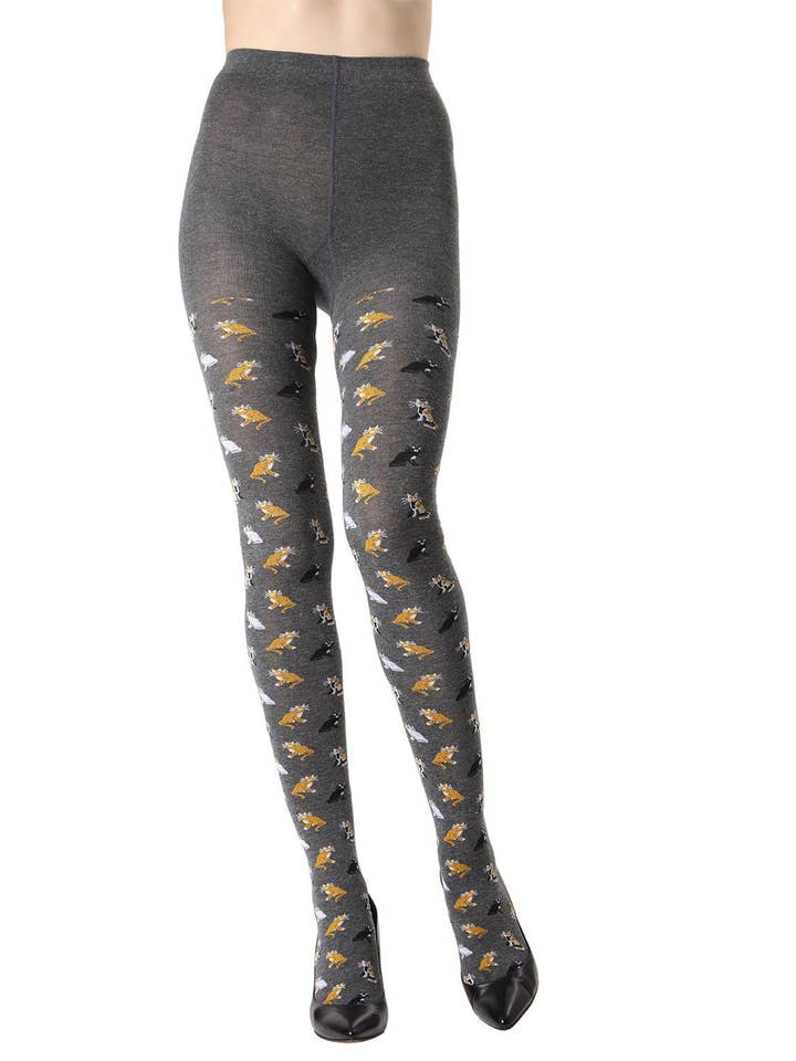 MeMoi Pretty Kitties Sweater Tights for wholesale by Infinity Classics International Inc.