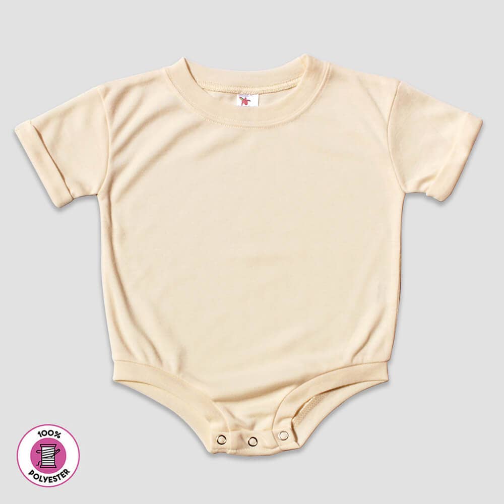 Laughing Giraffe - Vente Body (sans pieds) – bébé - Body bébé à manches courtes roulées en polyester pour sublimation3