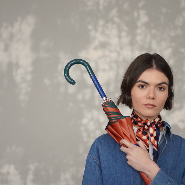 Ezpeleta – Engroshandel Paraply - Dame – EZPELETA Glat Auto Paraply med designdetaljer7