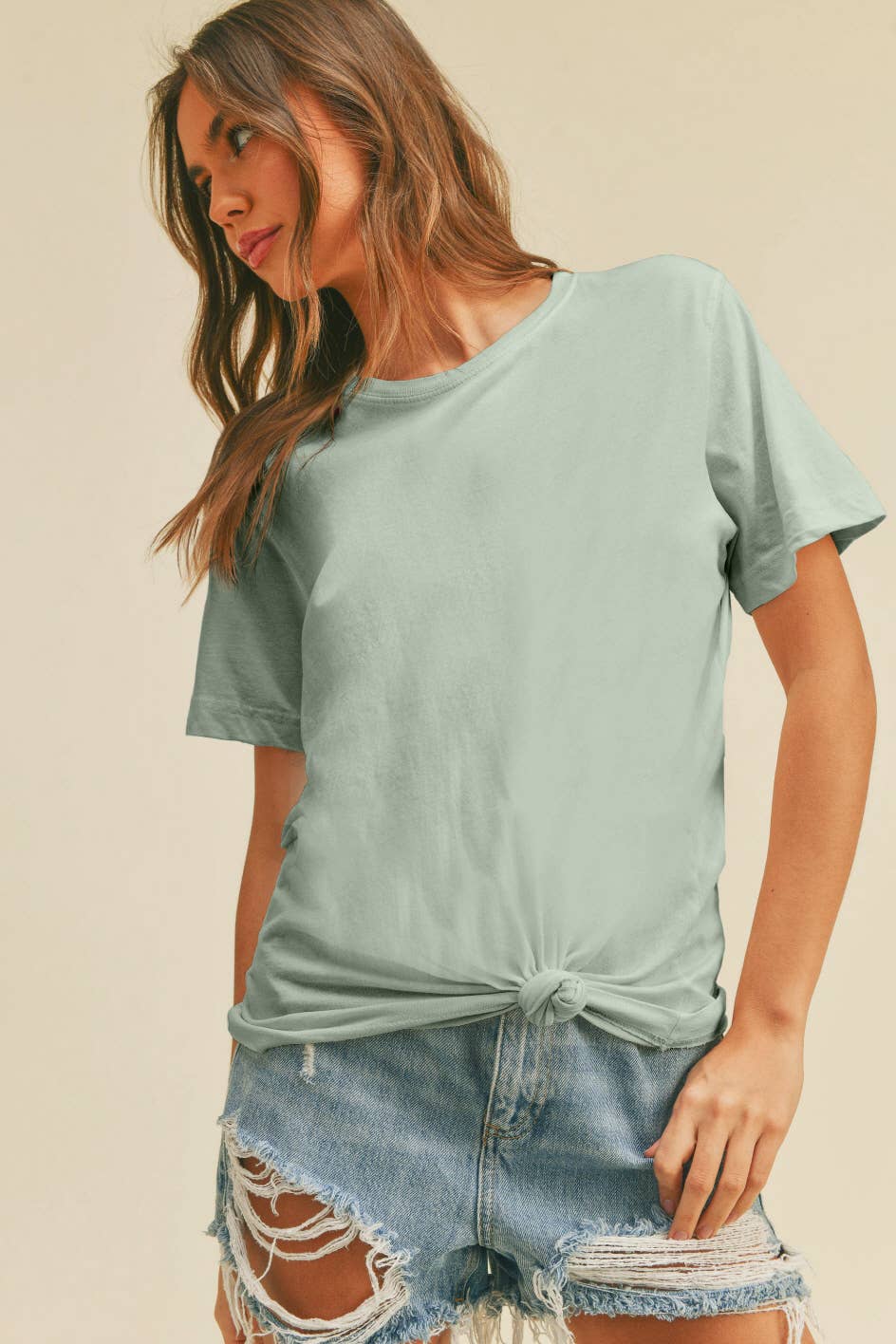 Honestee - Wholesale T-Shirt (Graphic) - Women's - Blank Classic Short Sleeve T-Shirt48