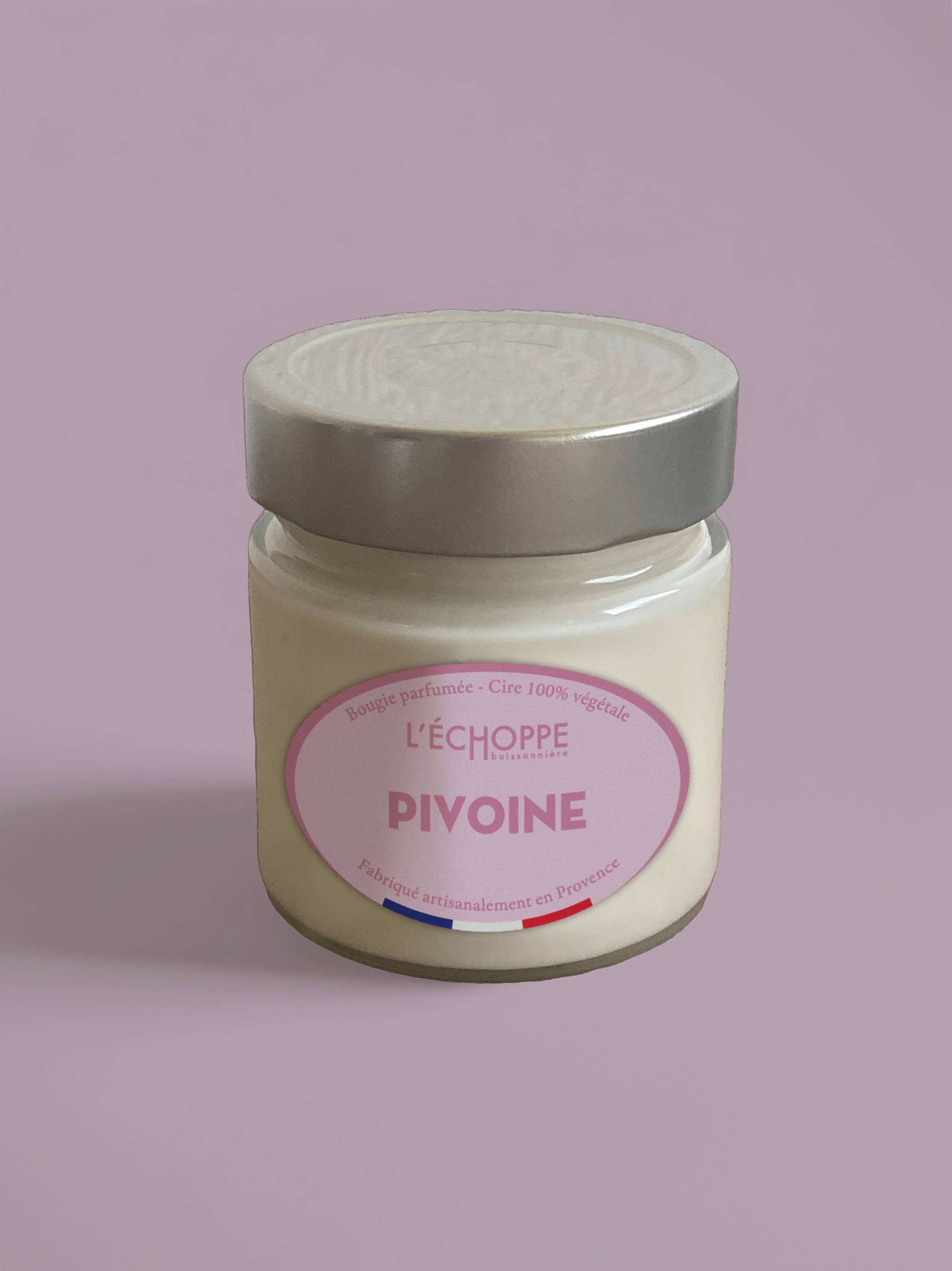 L'Échoppe Buissonnière - Wholesale Jar/Filled Candle - Peony - Scented candle 180g1