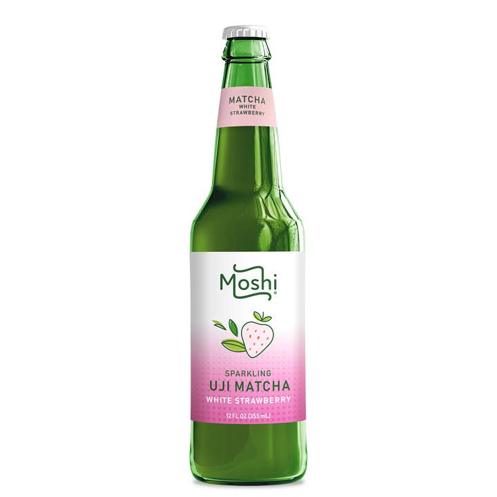 Brooklyn Food & Beverage - Wholesale Sparkling Water - Moshi Matcha Sparkling Drink - White Strawberry