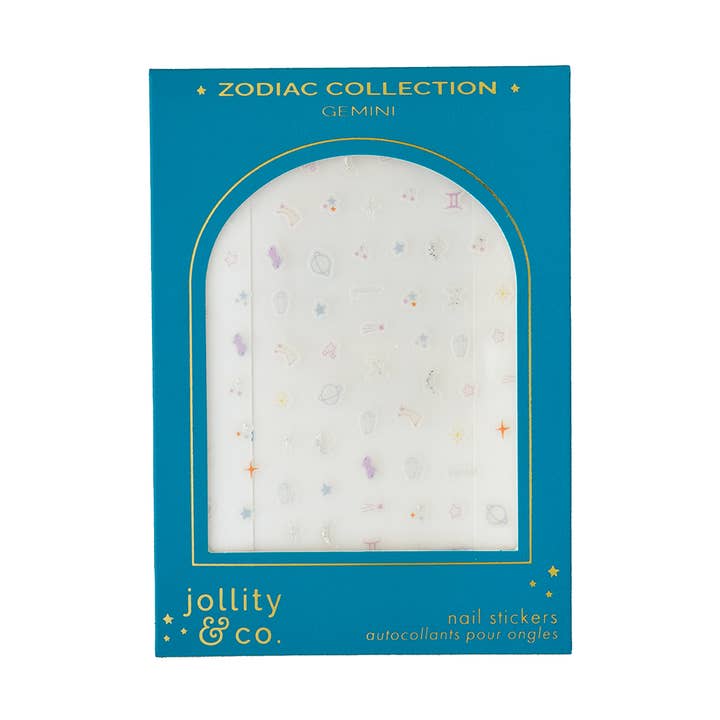 Zodiac Gemini Nail Stickers for wholesale by Jollity & Co. + Daydream Society