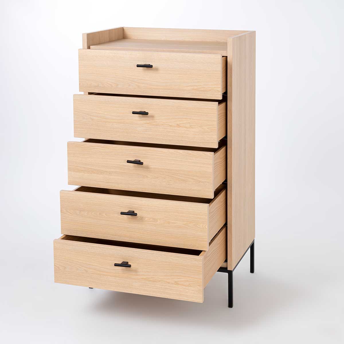 Gdeco – Engroshandel Skab – Sinfonier 5 skuffer. Melamin 19 Mm Eg3