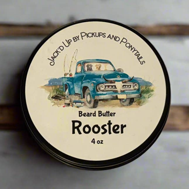 Beurre à barbe Rooster pour la vente par Pickups And Ponytails