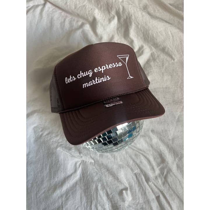 Threaded Rodeo - Wholesale Trucker Hat - Women's - Espresso Martini Trucker Hat For Bachelorette & Weekend3
