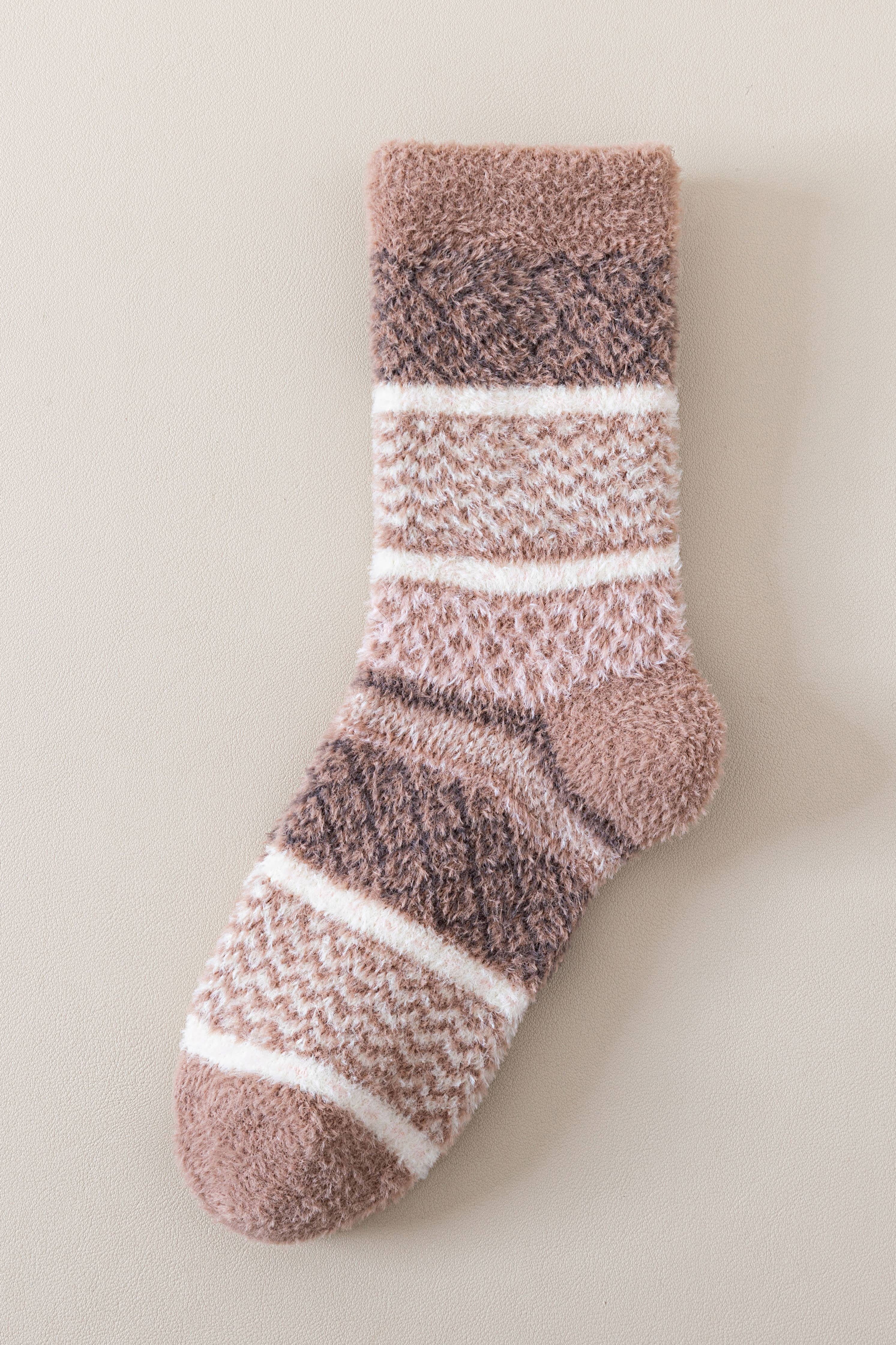 Marc JoJo - Vente Chaussettes – femme - 🧦 Chaussettes en peluche avec motif4