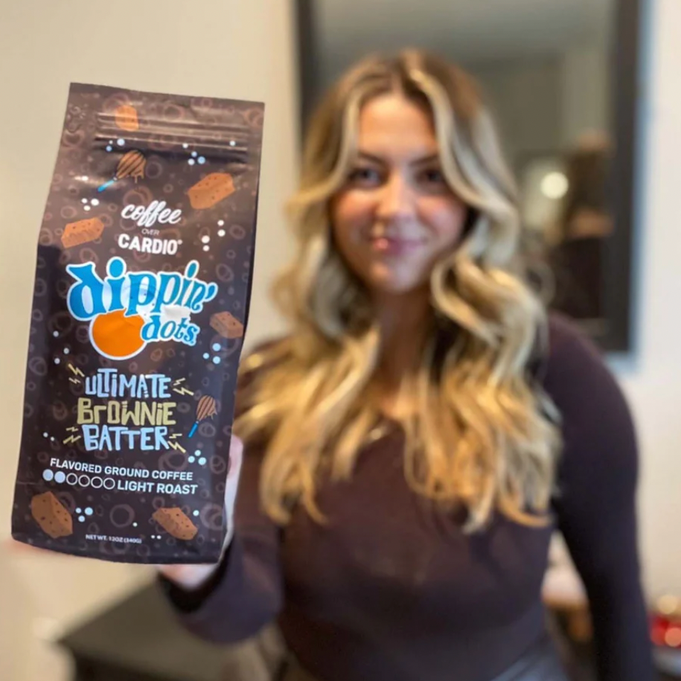 Coffee Over Cardio® - Wholesale Ground Coffee - Dippin' Dots® Brownie Batter Ground Coffee - Light Roast6