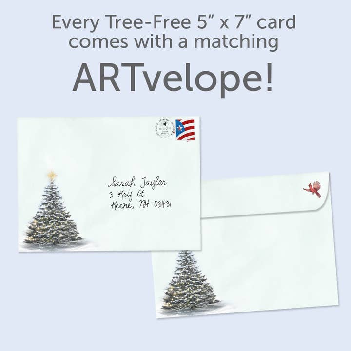 Tree-Free Greetings - Wholesale Christmas Card - Heaven and Nature Holiday SKU 223282