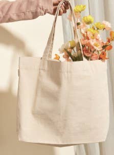 NATURAL Bolsa de lona básica de venta al por mayor en Faire1