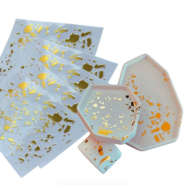 JESIN - Wholesale Craft Supplies - COLORBERRY Terrazzo-Sticker – (5-Pack)