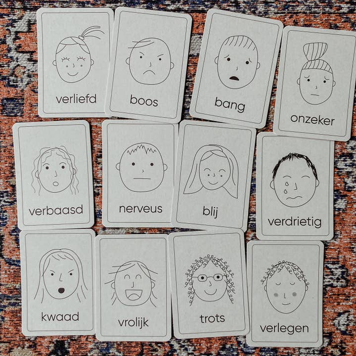 Wildebras - Wholesale Learning Cards - Kids & Baby - Emotion flashcards - Montessori toys1