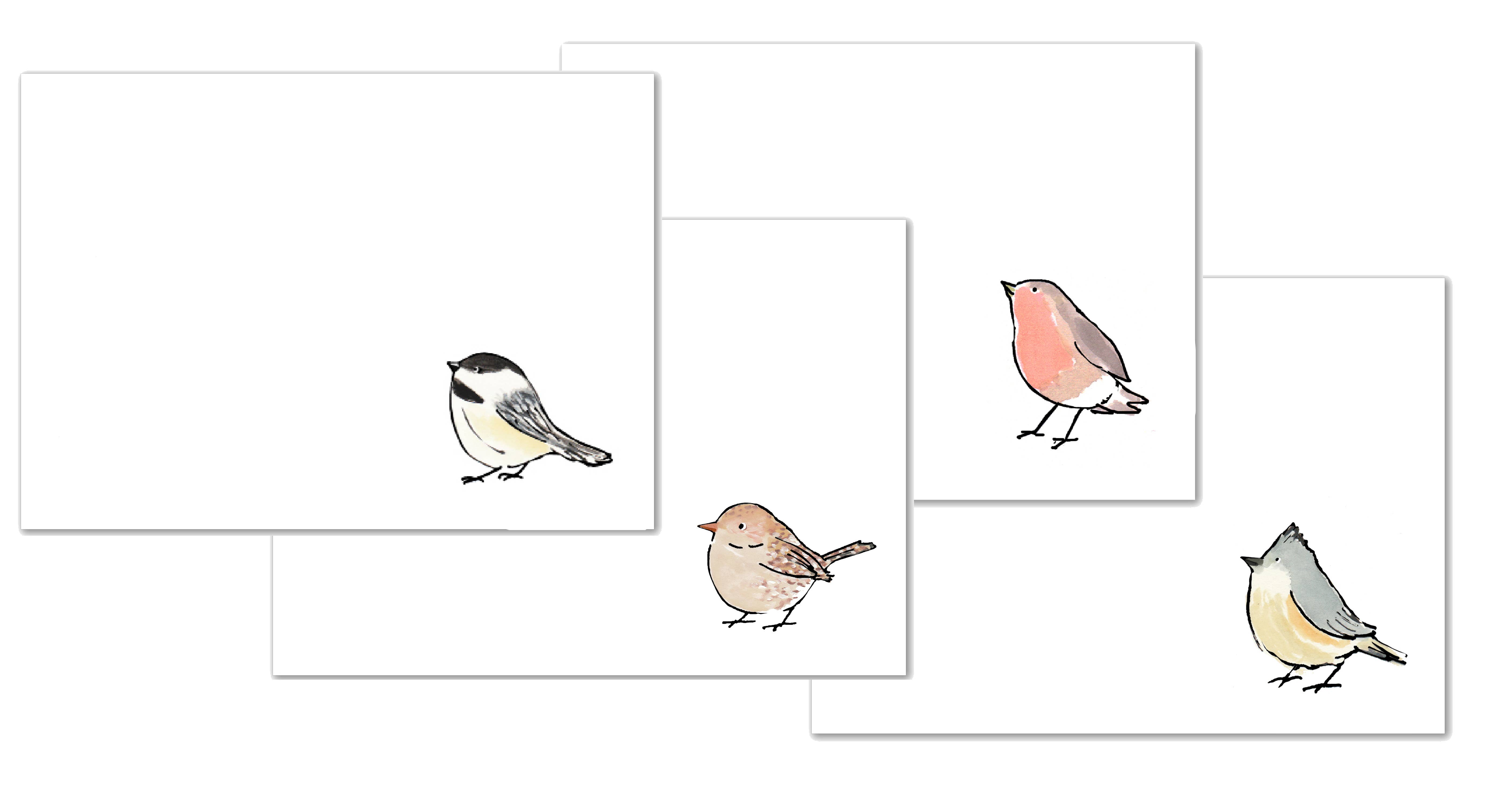 mollyOcards - Wholesale Stationery/Notecard Set - Birds Stationery2
