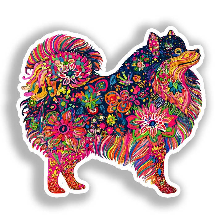 Pomeranian Dog Decal Sticker # A017318 for wholesale by Yoonek Graphics