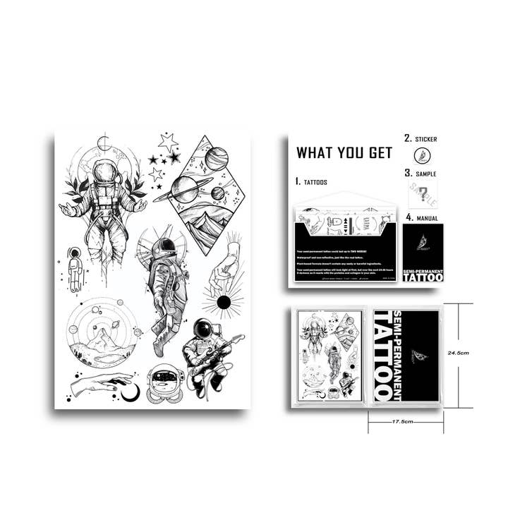 AWAKEN Tatuaggi Semi Permanente Adesivi Tatuaggi temporanei per la vendita all'ingrosso da parte di Awaken