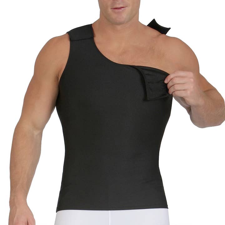 Insta Slim High Compression Muscle Tank Hook and Loop MS00V1 for wholesale by InstantFigure