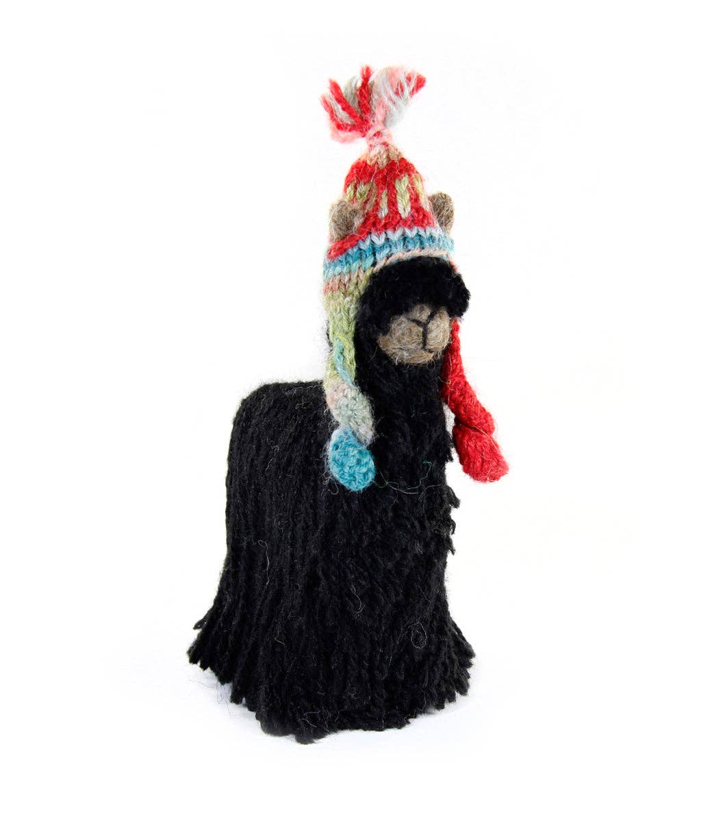 Lanart Alpaca - Wholesale Decorative Figurine - Cria Suri 5.5” - Artisan Hand-Felted Alpaca Sculpture4