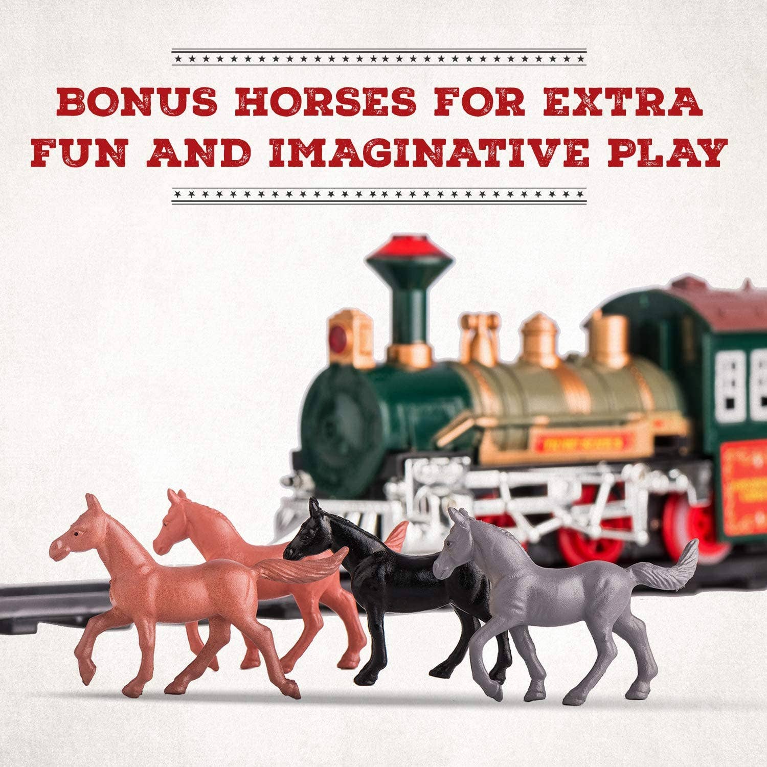 Atlasonix - Vente Lot de jouets – enfant - Ensemble de train électrique, jouet de train électrique, alimenté par batterie6