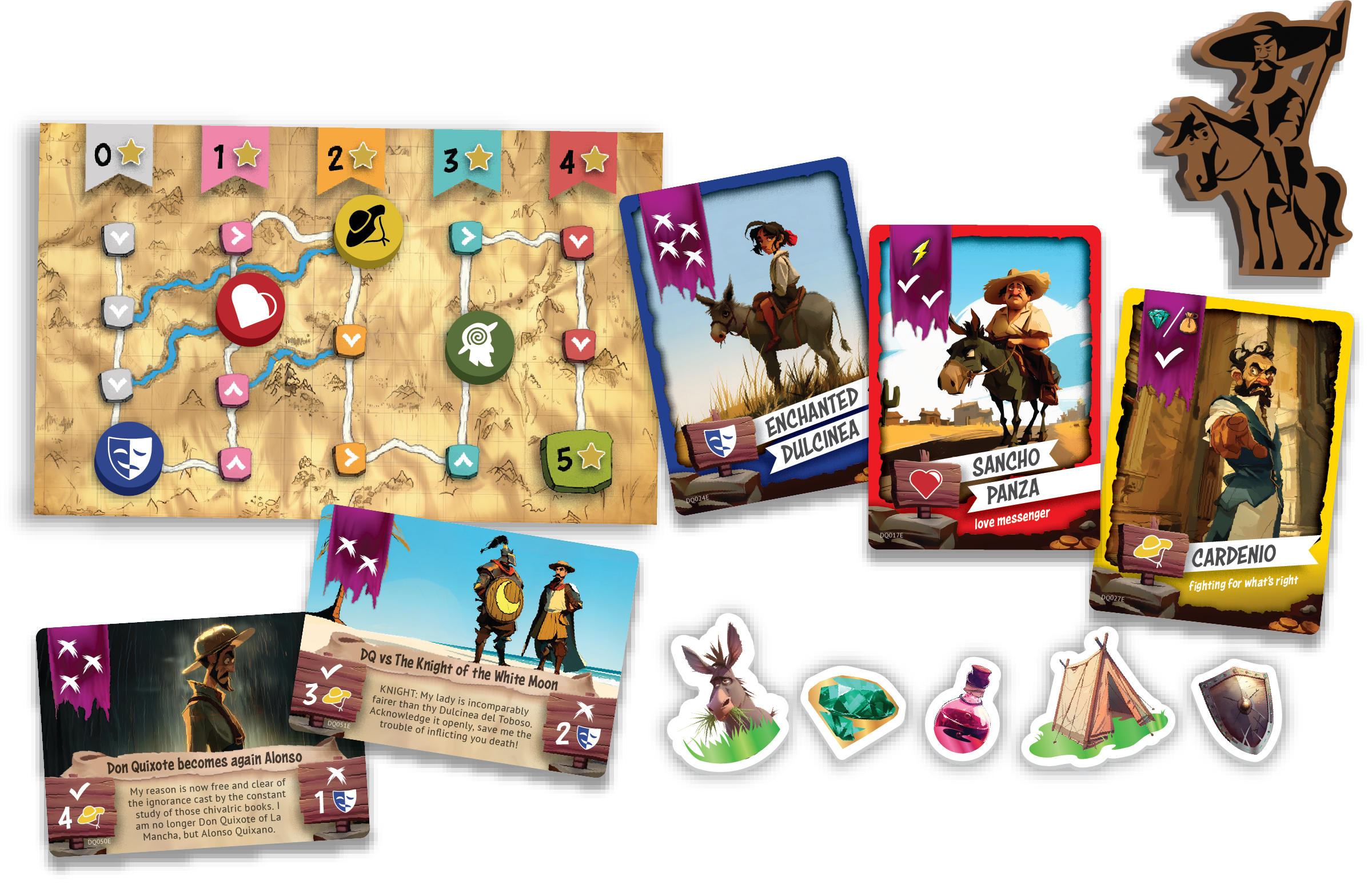 Llamascape Games - Wholesale Bordspel - Don Quichot: de vernuftige edelman | bordspel9