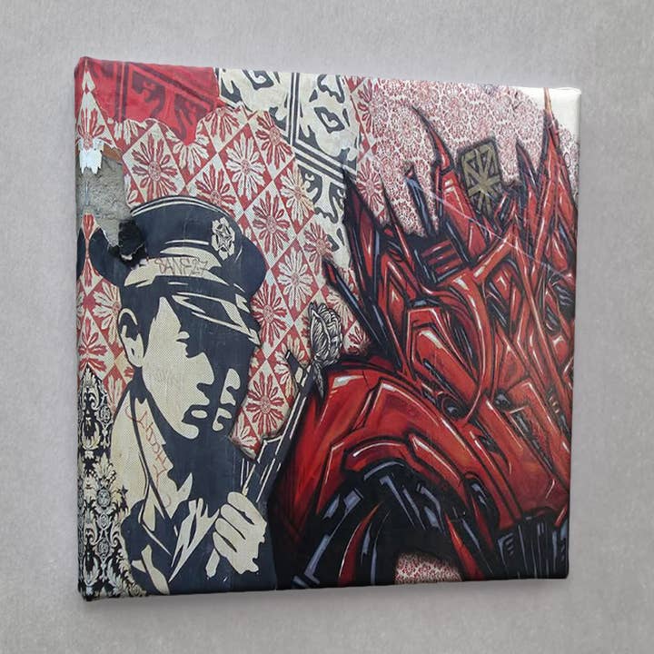 #00476 ny 4 Street Art Canvas Print for wholesale by Eicie