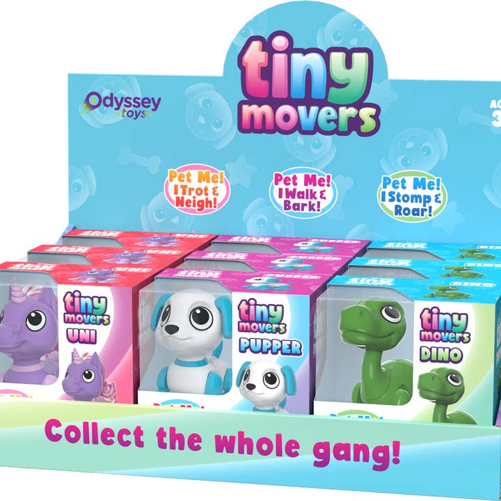 Tiny Movers for wholesale by Odyssey Toys