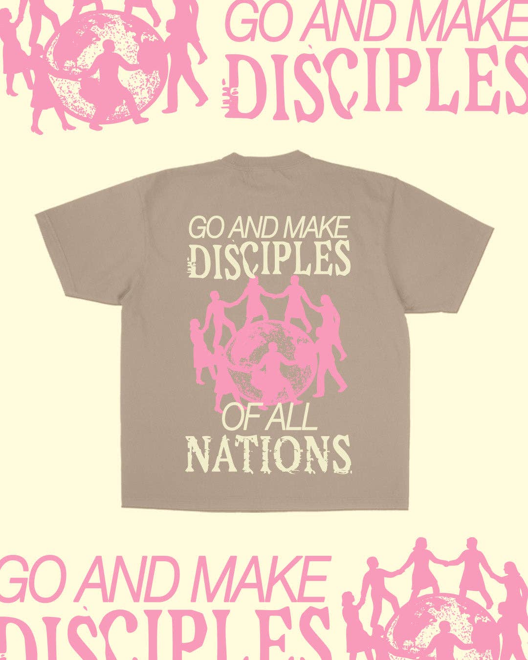 Jesus Loves You Company - Wholesale Screen Printed T-Shirt - Unisex - NEW || "Go & Make Disciples" Tee