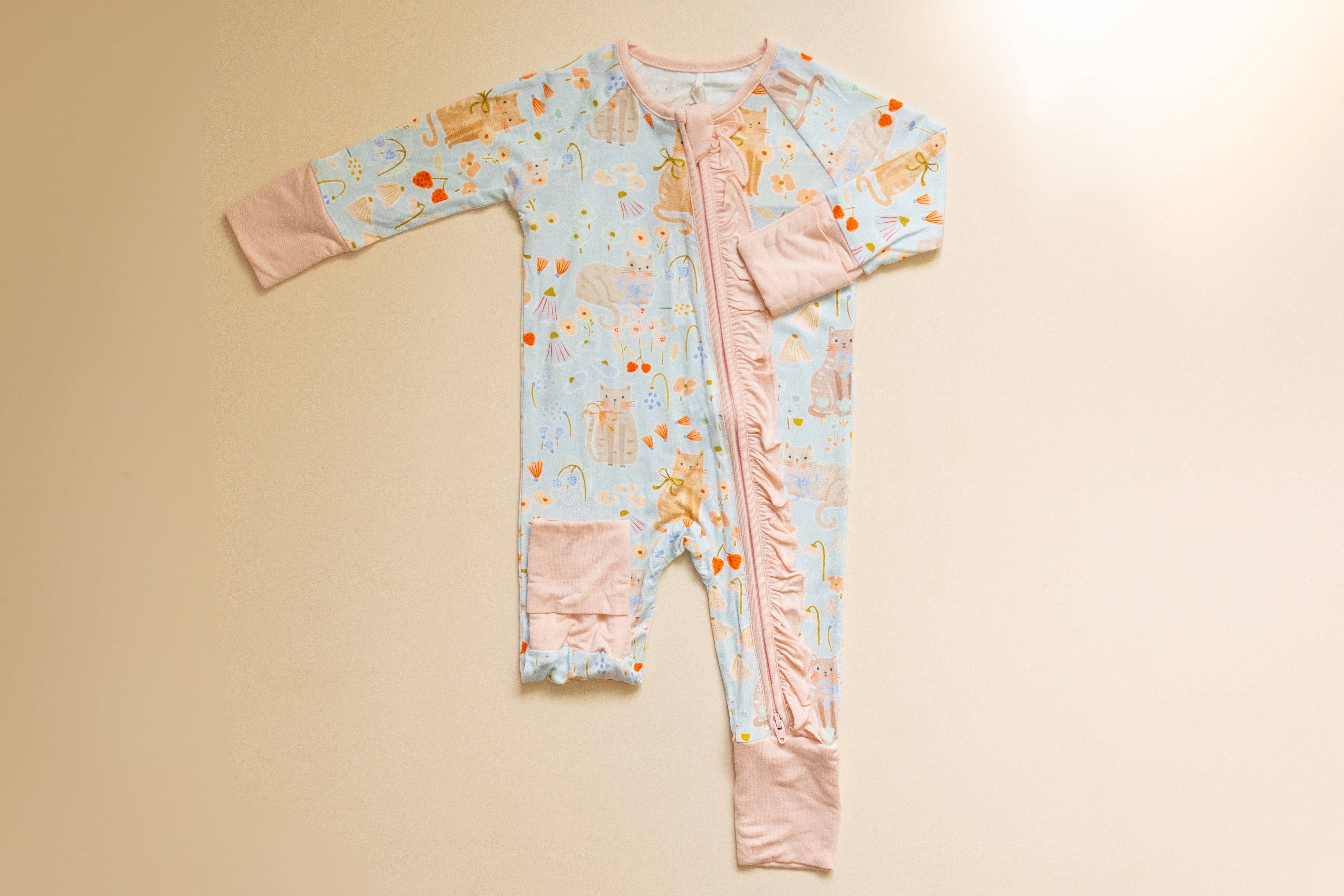 SOL Baby Clothing & Accessories - Wholesale Jumpsuit - Baby - Kitty Meadow1