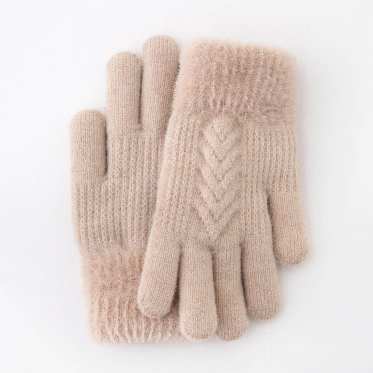 NINEXIS - Wholesale Gloves - Kids - CWAG00570_KIDS WINTER PLUSH DOUBLE LAYER WARM GLOVES7