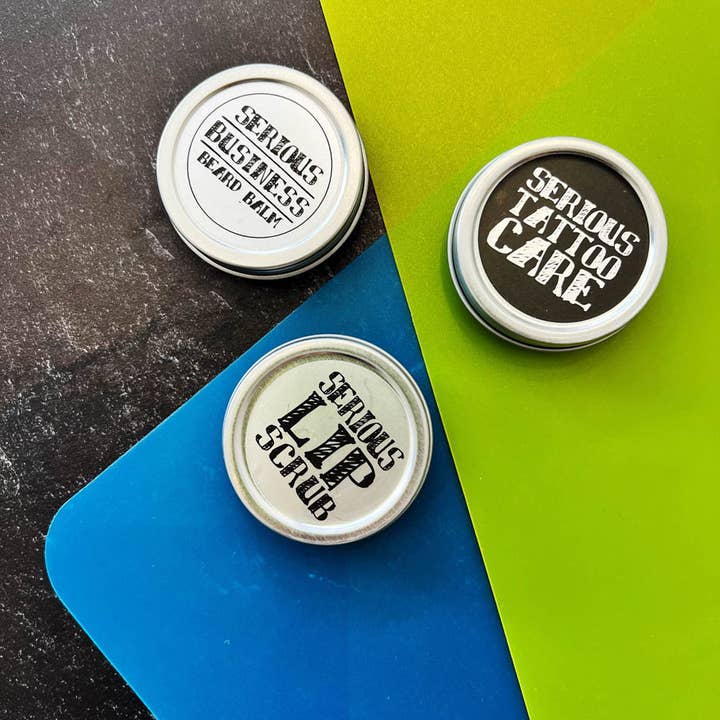 Serious Lip Balm - Wholesale Beard Styling Product - Business Beard Balm - Large