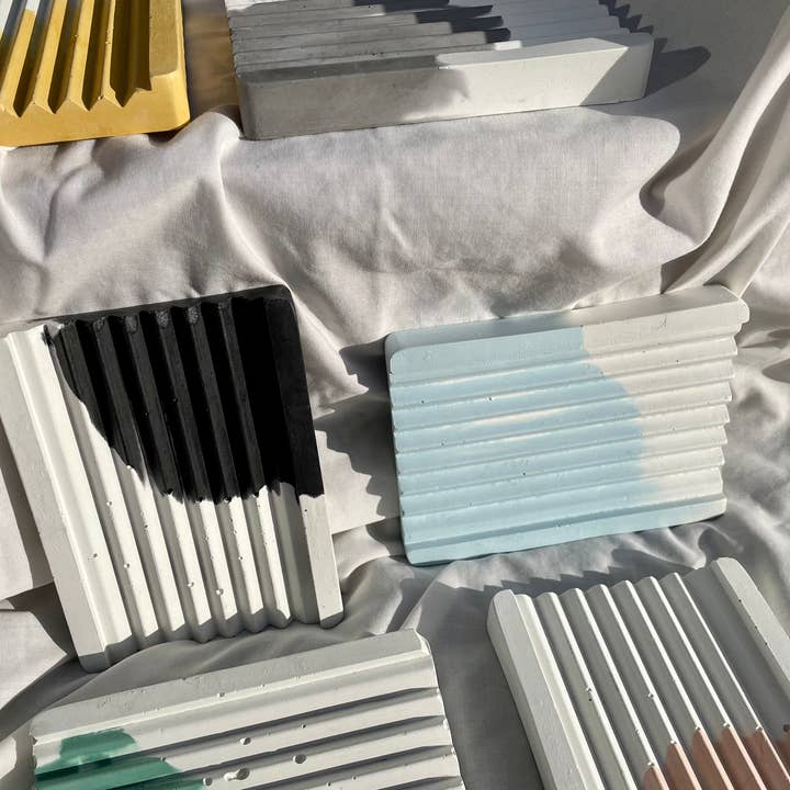 Partridge&Partridge - Wholesale Bath soap dish - Marbled Concrete Soap Dish | Eco-Friendly Soap Dish3