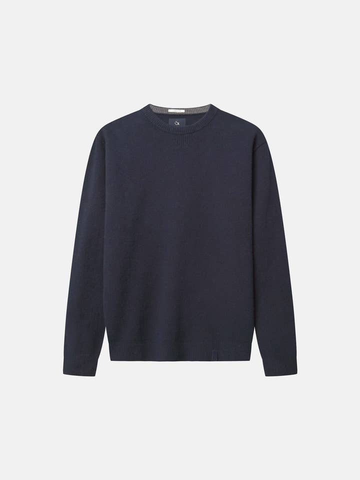 Pullover Woolen Touch - Navy für den Großhandel von COLOURS & SONS