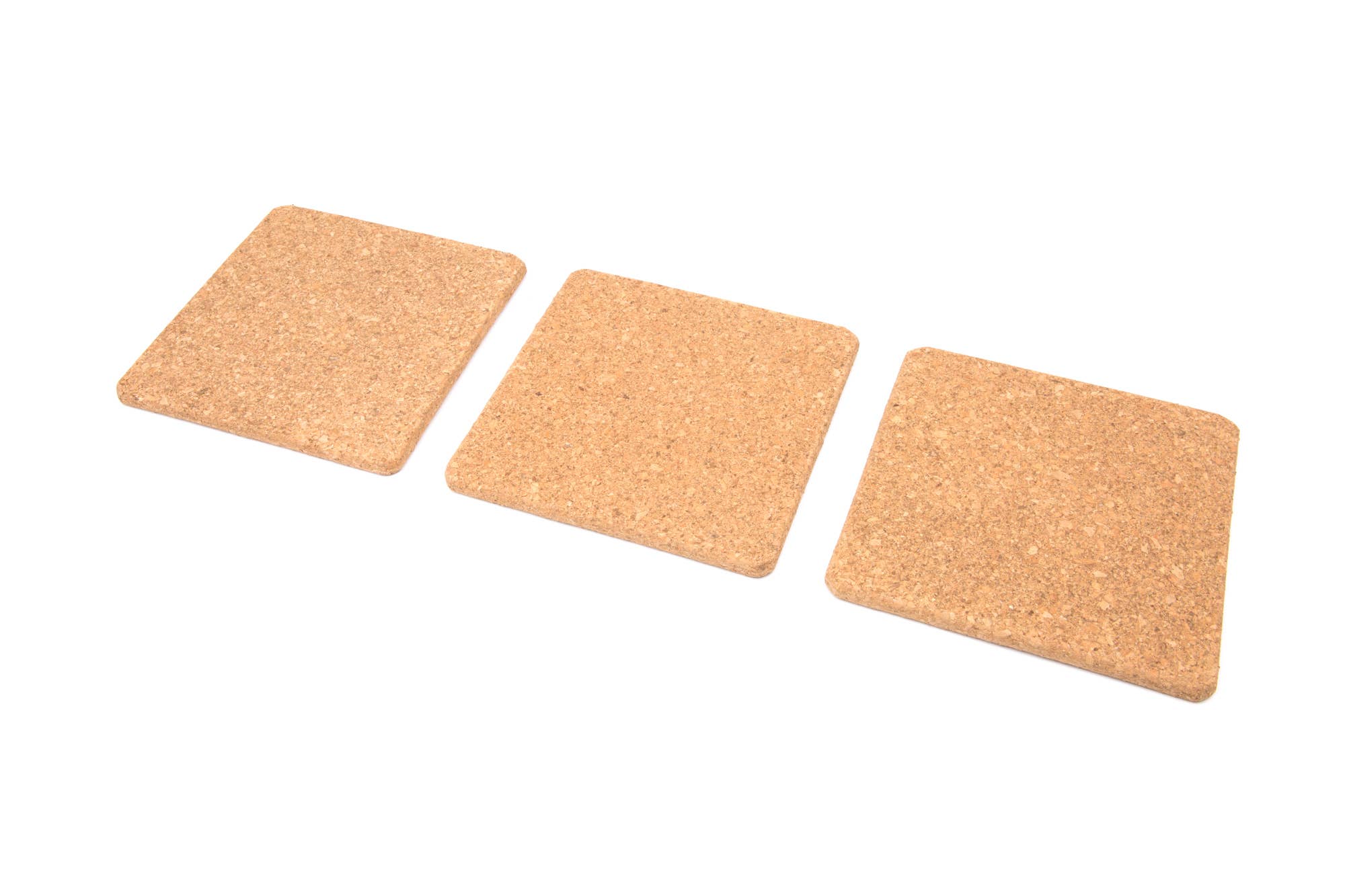 Fox Run Brands - Wholesale Trivet - Fox Run Square Cork Trivets, Set of 3, 7" x 7"2