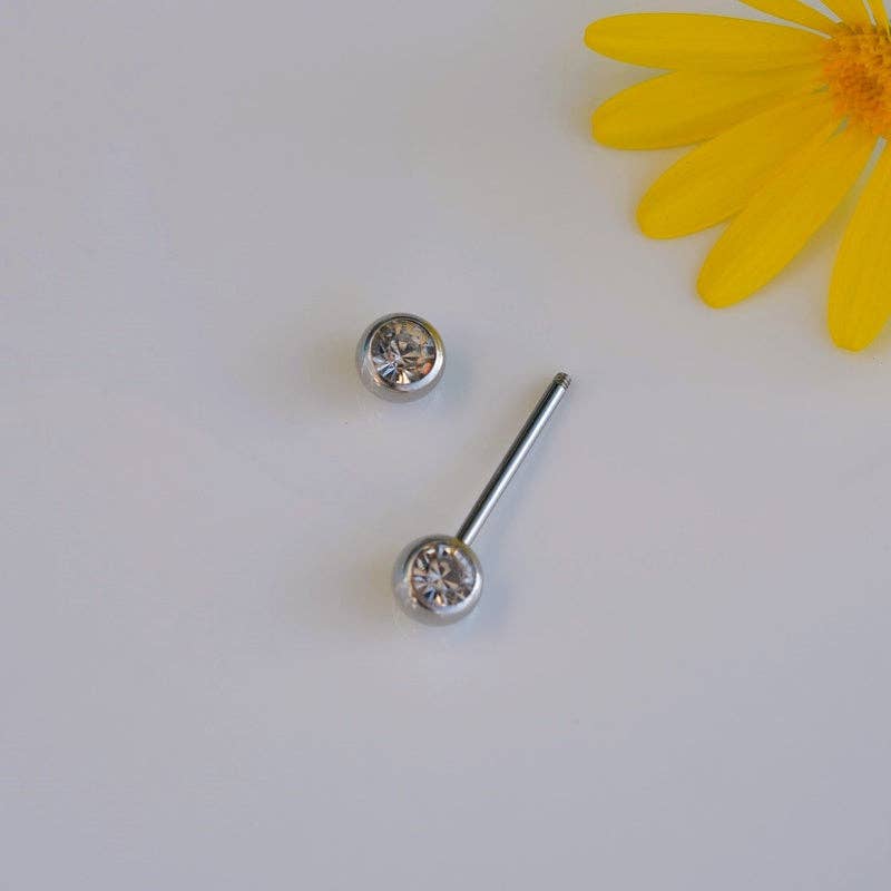 StockJWL - Wholesale Single Earring - Solitaire Model Nipple Piercing Belly Piercing Nipple Piercing Nipple Barbells Nipple Bar Body Piercing Bridge Barbells Body Jewelry6