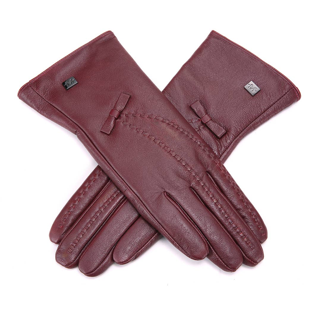 Mio Marino - Wholesale Gloves - Men's - Bow Design Leather Gloves4