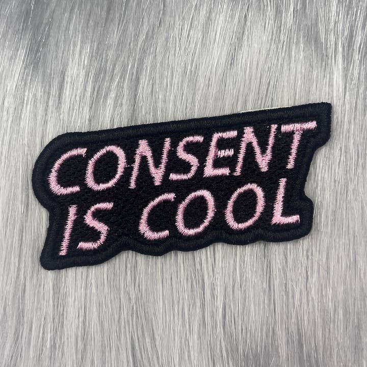 Troublesome Heart – wholesale Patch – Consent is Cool Embroidered Patch0