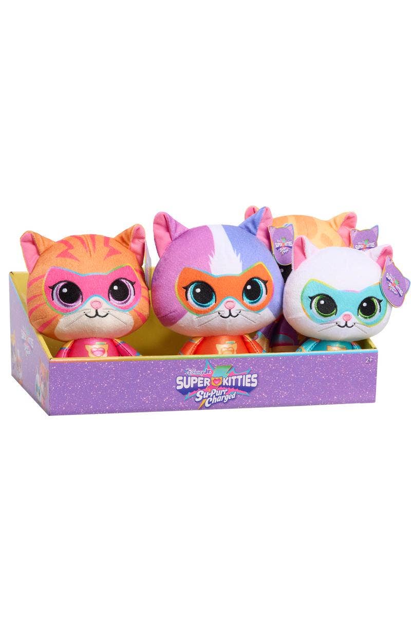 License 2 Play Toys - Wholesale Stuffed/Plush Toy - Kids & Baby - Disney Junior SuperKitties Plush Heroes in 6pc Display