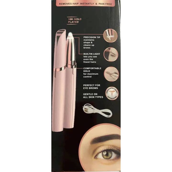 BeNat - Wholesale Eyebrow Razor/Shaper - Rechargeable Eyebrow Hair Remover5