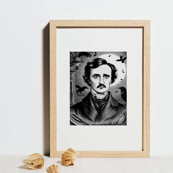 Magnifique Hearts - Wholesale Art Print - Famous Author Series: Edgar Allan Poe – Cardstock Prints 3